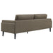 Rilynn 2 - piece Upholstered Track Arm Sofa Set Brown - Walo Furniture