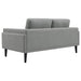 Rilynn 2 - piece Upholstered Track Arm Sofa Set Grey - Walo Furniture