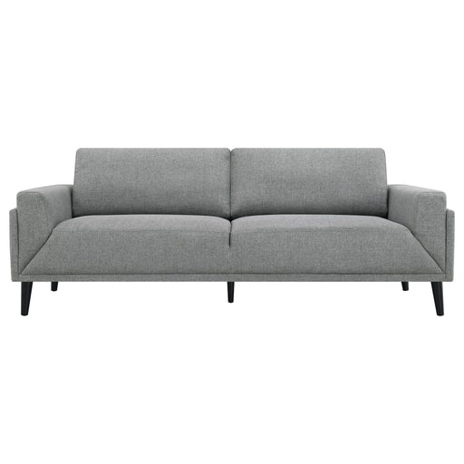 Rilynn 2 - piece Upholstered Track Arm Sofa Set Grey - Walo Furniture