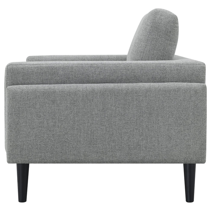 Rilynn Upholstered Track Arm Accent Chair Grey - Walo Furniture