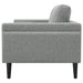 Rilynn Upholstered Track Arm Loveseat Grey - Walo Furniture