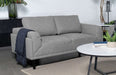 Rilynn Upholstered Track Arm Loveseat Grey - Walo Furniture