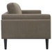 Rilynn Upholstered Track Arm Sofa Brown - Walo Furniture