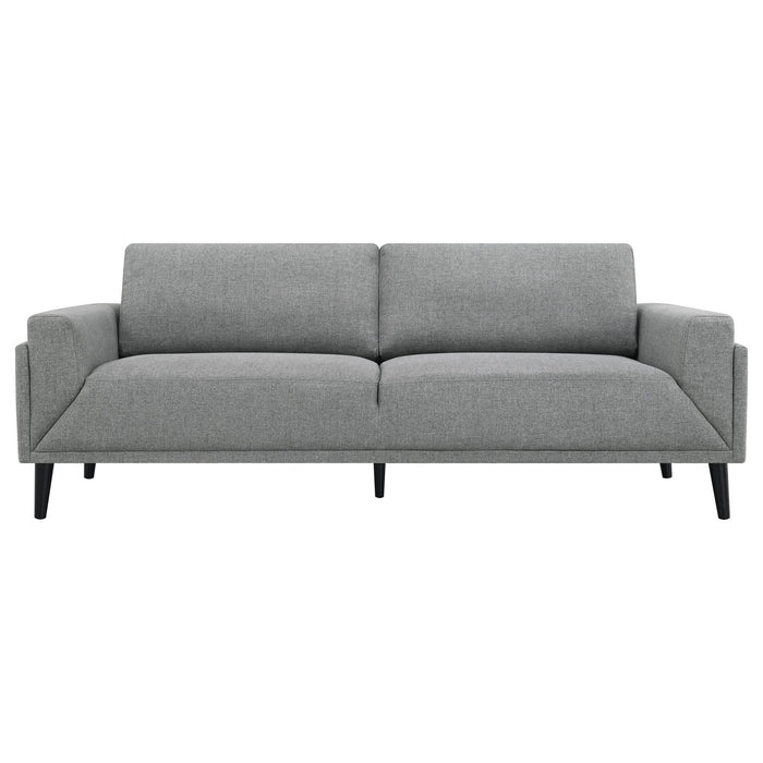 Rilynn Upholstered Track Arm Sofa Grey - Walo Furniture