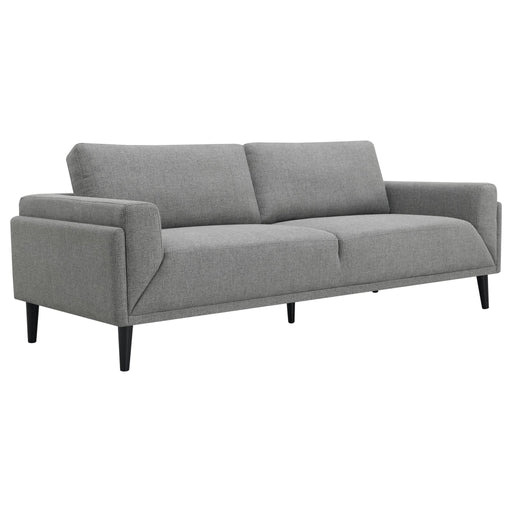 Rilynn Upholstered Track Arm Sofa Grey - Walo Furniture