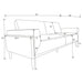 Rilynn Upholstered Track Arm Sofa Grey - Walo Furniture