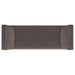 Robin Upholstered Accent Bench with Armrests Brown - Walo Furniture