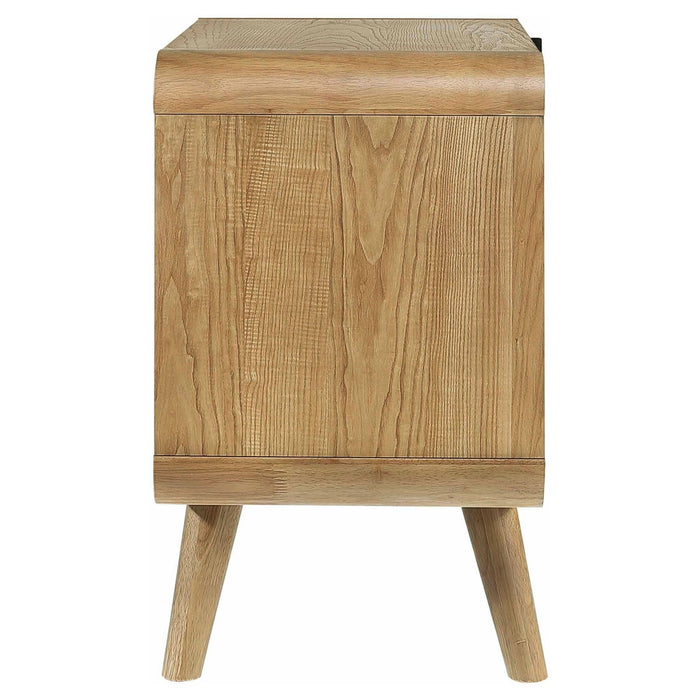 Robyn 2 - drawer Nightstand Bedside Table Light Ash - Walo Furniture