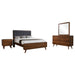 Robyn 4 - piece Twin Bedroom Set Dark Walnut - Walo Furniture