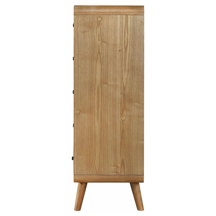 Robyn 5 - drawer Bedroom Chest of Drawers Light Ash - Walo Furniture