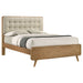 Robyn Wood California King Platform Bed Light Ash - Walo Furniture