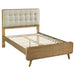 Robyn Wood Full Platform Bed Light Ash - Walo Furniture