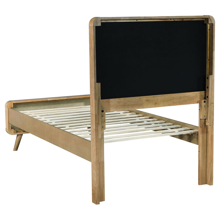 Robyn Wood Twin Platform Bed Light Ash - Walo Furniture