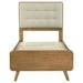 Robyn Wood Twin Platform Bed Light Ash - Walo Furniture