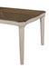 Ronnie Rectangular 79 - inch Wood Dining Table Rustic Cream - Walo Furniture