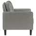 Ruth 3 - piece Upholstered Track Arm Sofa Set Grey - Walo Furniture