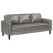 Ruth Upholstered Track Arm Sofa Grey - Walo Furniture