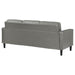 Ruth Upholstered Track Arm Sofa Grey - Walo Furniture