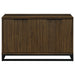 Ryatt 4 - door Engineered Wood Accent Cabinet Dark Pine - Walo Furniture