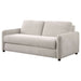 Rylie Upholstered Sofa Sleeper with Queen Mattress Beige - Walo Furniture