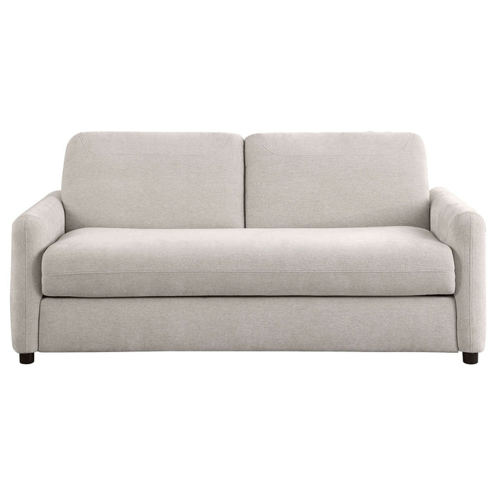 Rylie Upholstered Sofa Sleeper with Queen Mattress Beige - Walo Furniture