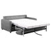 Rylie Upholstered Sofa Sleeper with Queen Mattress Grey - Walo Furniture