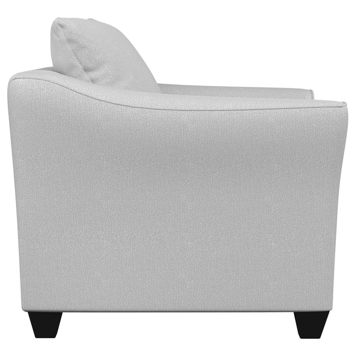 Salizar Upholstered Flared Arm Accent Chair Sand - Walo Furniture