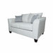 Salizar Upholstered Flared Arm Loveseat Sand - Walo Furniture