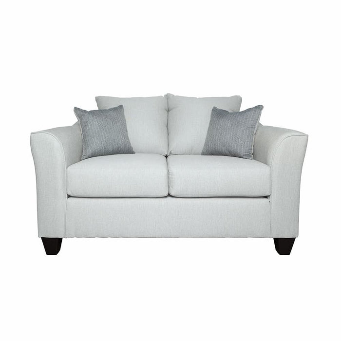 Salizar Upholstered Flared Arm Loveseat Sand - Walo Furniture