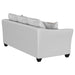 Salizar Upholstered Flared Arm Sofa Sand - Walo Furniture