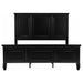 Sandy Beach 4 - piece California King Bedroom Set Black - Walo Furniture