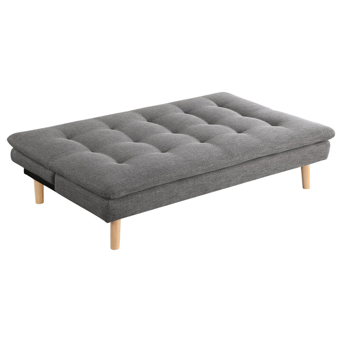 Scout Upholstered Tufted Convertible Sofa Bed Grey - Walo Furniture