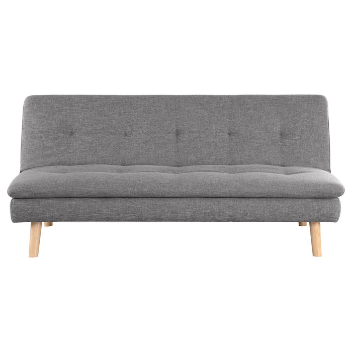 Scout Upholstered Tufted Convertible Sofa Bed Grey - Walo Furniture