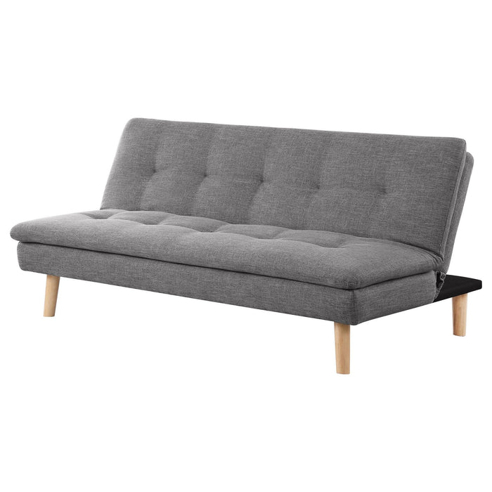 Scout Upholstered Tufted Convertible Sofa Bed Grey - Walo Furniture