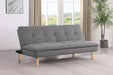 Scout Upholstered Tufted Convertible Sofa Bed Grey - Walo Furniture