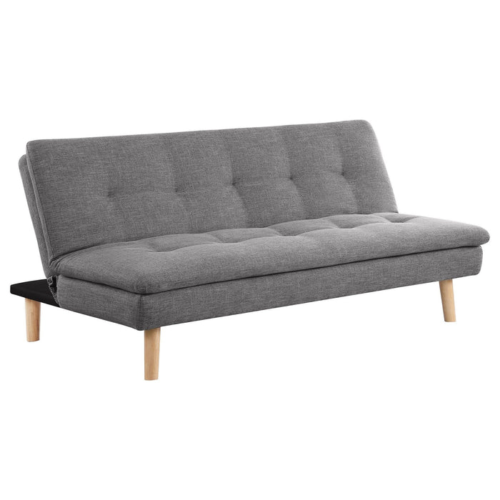 Scout Upholstered Tufted Convertible Sofa Bed Grey - Walo Furniture