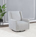 Serra Boucle Upholstered Swivel Glider Recliner Dove Grey - Walo Furniture