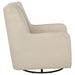 Serra Boucle Upholstered Swivel Glider Recliner Sandy Beige - Walo Furniture