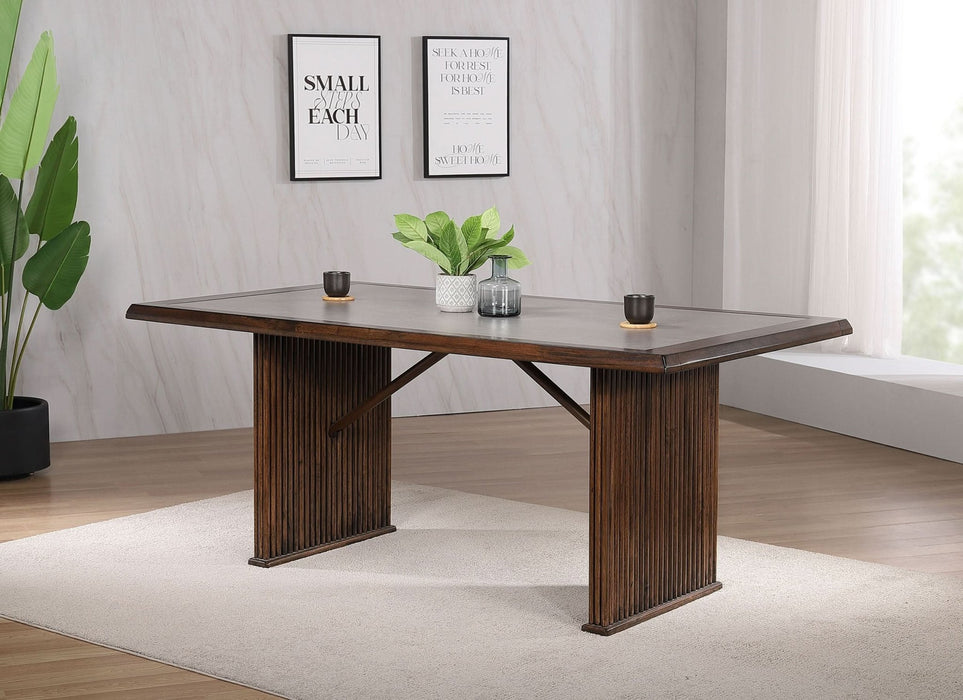 Sherwood 72 - inch Rectangular Dining Table Brown - Walo Furniture