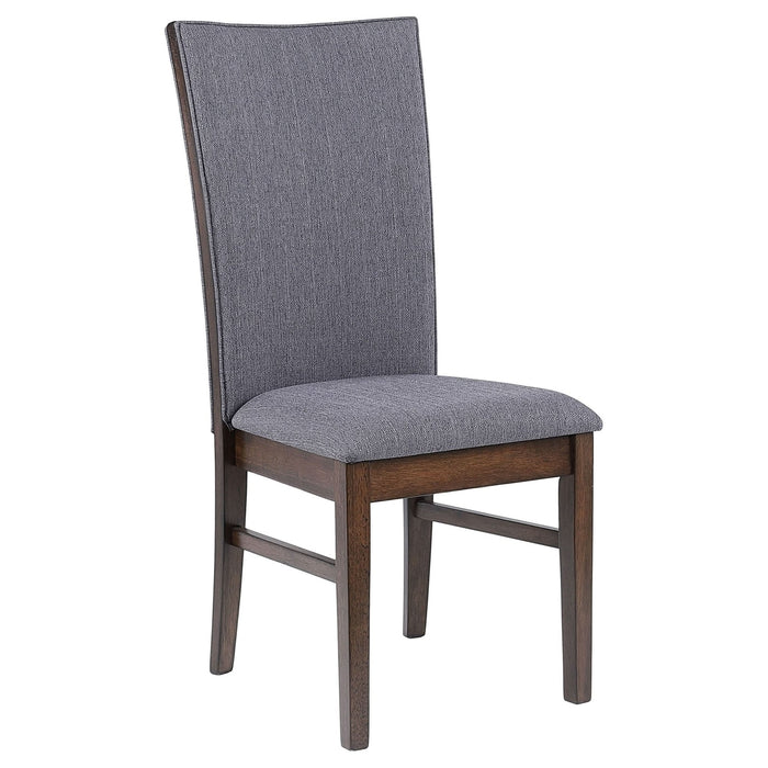 Sherwood Upholstered Dining Side Chair Grey (Set of 2) - Walo Furniture