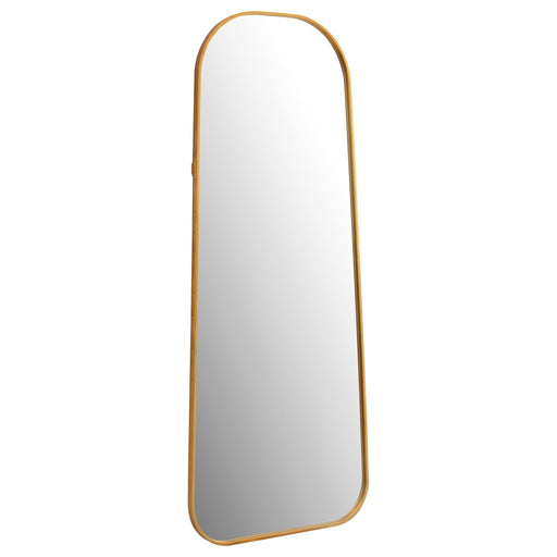 Simeon 20 x 52 Inch Full Length Floor Mirror Antique Gold - Walo Furniture