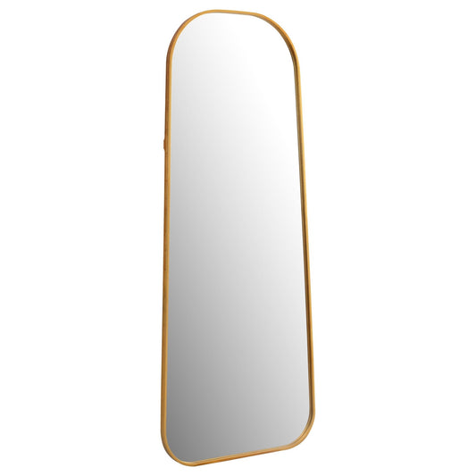 Simeon 20 x 52 Inch Full Length Floor Mirror Antique Gold - Walo Furniture