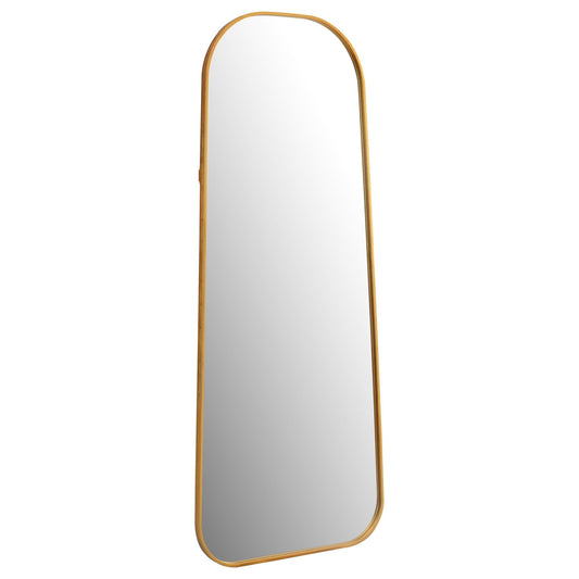 Simeon 24 x 59 Inch Full Length Floor Mirror Antique Gold - Walo Furniture