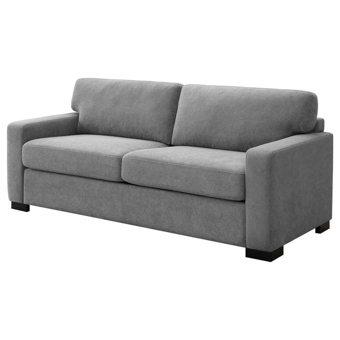 Simpson Upholstered Sofa Sleeper with Queen Mattress Grey - Walo Furniture