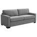 Simpson Upholstered Sofa Sleeper with Queen Mattress Grey - Walo Furniture