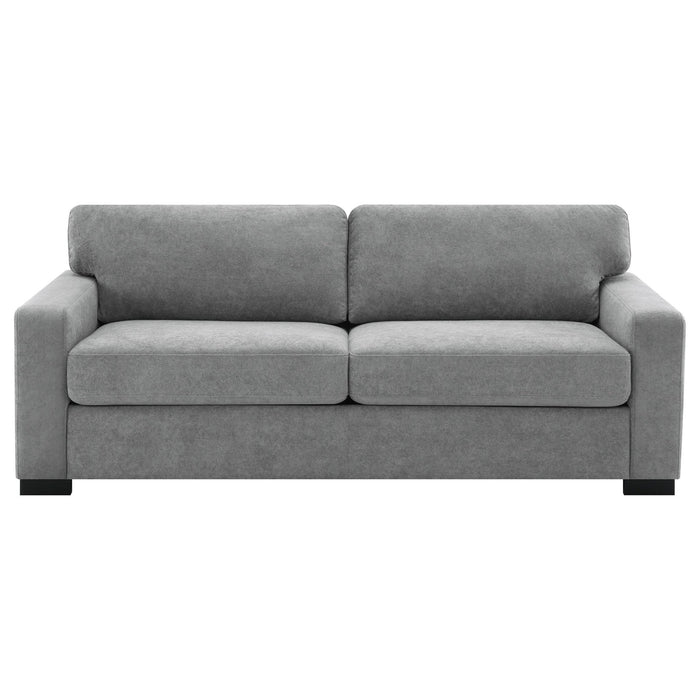 Simpson Upholstered Sofa Sleeper with Queen Mattress Grey - Walo Furniture