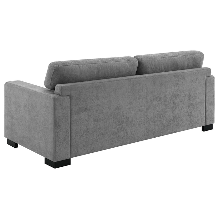 Simpson Upholstered Sofa Sleeper with Queen Mattress Grey - Walo Furniture