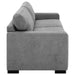 Simpson Upholstered Sofa Sleeper with Queen Mattress Grey - Walo Furniture