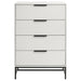 Sonora 4 - drawer Bedroom Chest White - Walo Furniture