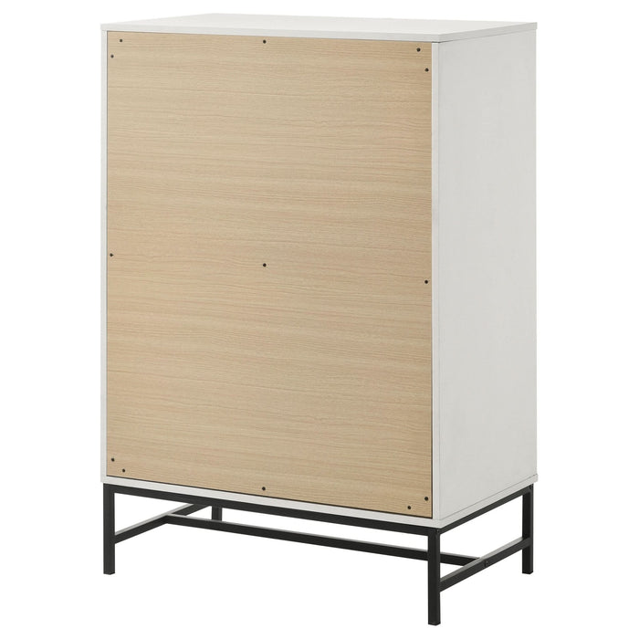 Sonora 4 - drawer Bedroom Chest White - Walo Furniture